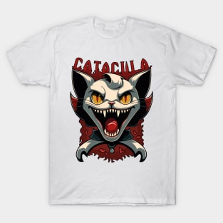 CATACULA, The Vampire Lord Cat T-Shirt